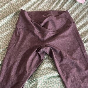 Under Armour Girls Plum Purple Athletic Leggings